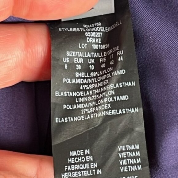 Amoressa by Miraclesuit NWT Women’s Purple Oil Slick Drake One-Piece Swimsuit 8 - Picture 15 of 16